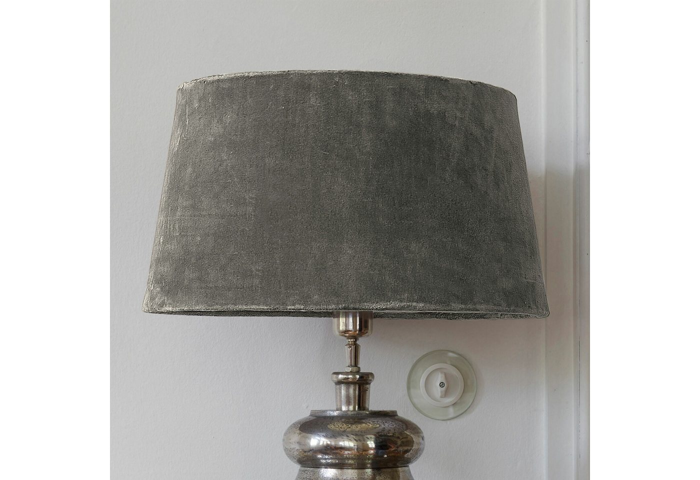Mirabeau Lampenschirm Lampenschirm Boffas grau – Bild 2 von 5