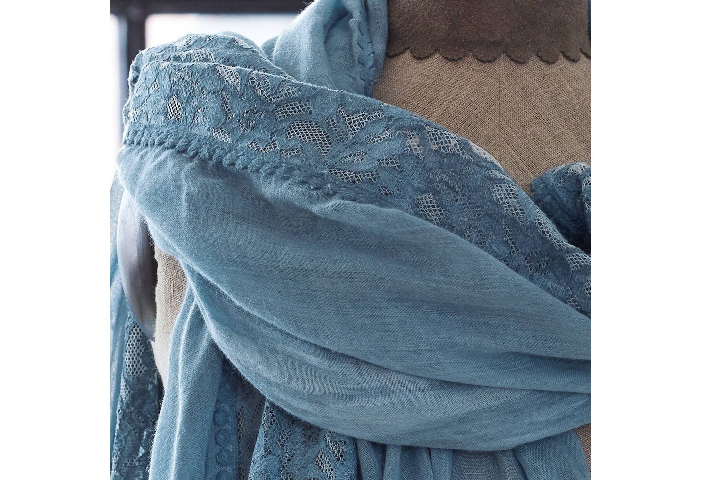 Mirabeau Modeschal Schal Emely blau, none – Bild 3 von 3