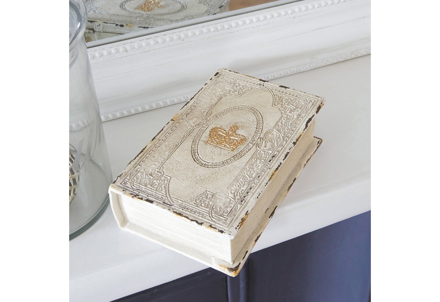 Mirabeau Organizer Buchschatulle Anglure antikcreme, none – Bild 3 von 5