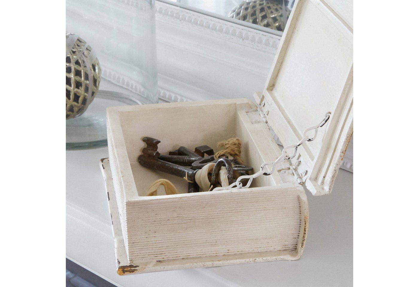 Mirabeau Organizer Buchschatulle Anglure antikcreme, none – Bild 5 von 5