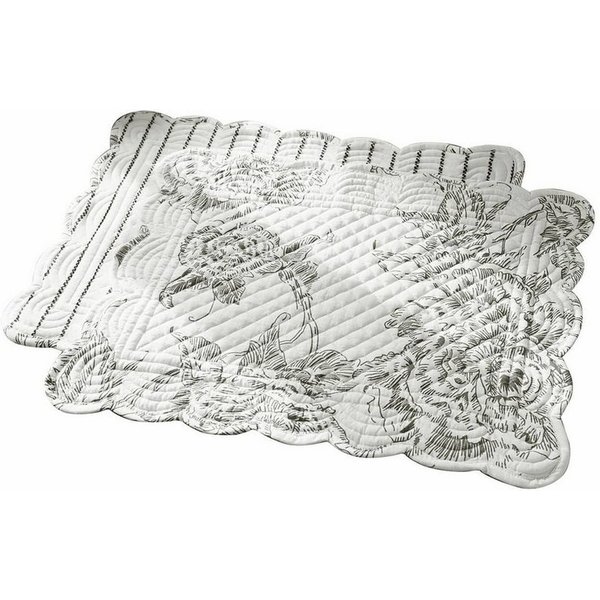 Mirabeau Platzset Platzset 2er Set Calarion weiß/grau, none