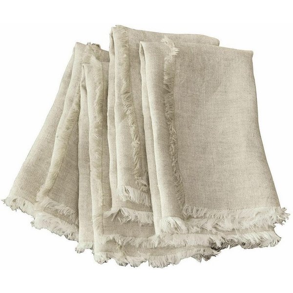 Mirabeau Stoffserviette Serviette 4er Set Largo leinen
