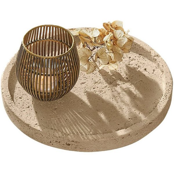 Mirabeau Tablett Tablett Caleneuve beige, Travertin