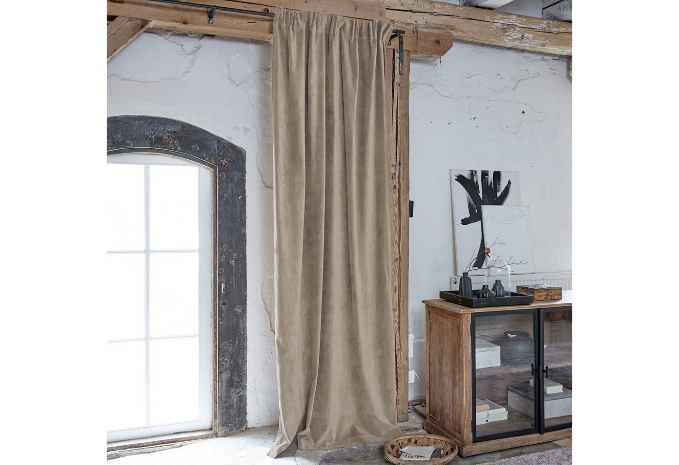Mirabeau Vorhang Vorhang Lyannece beige, none – Bild 2 von 3