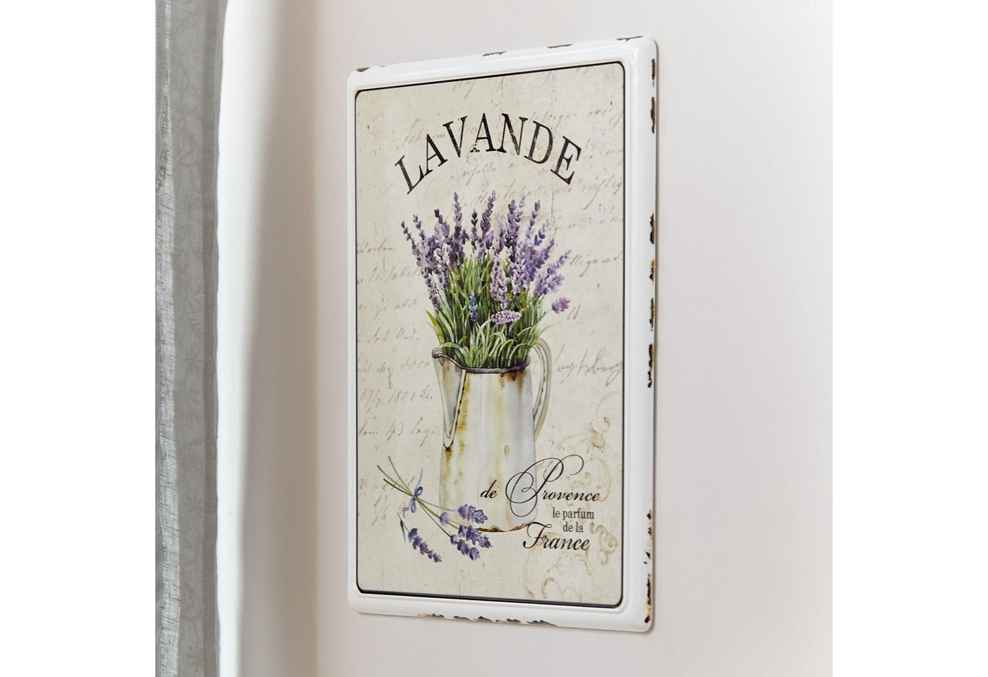 Mirabeau Wanddekoobjekt Dekoboard Lavande creme, Dekoboard – Bild 2 von 2