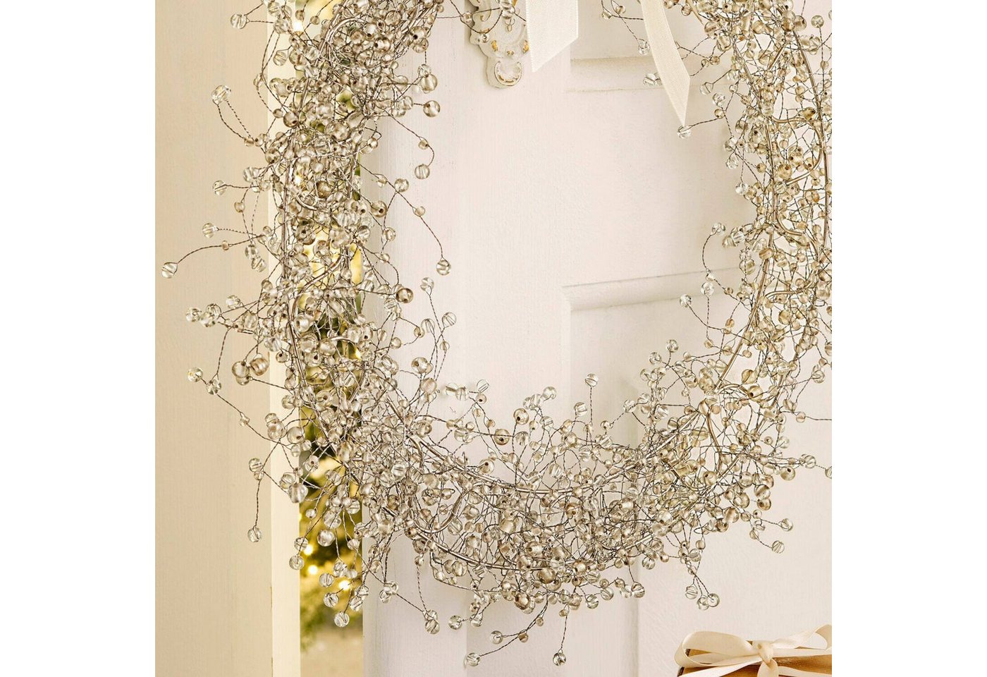 Mirabeau Weihnachtsfigur Kranz Ebyin silber (kein Set, kein Set), none – Bild 5 von 5