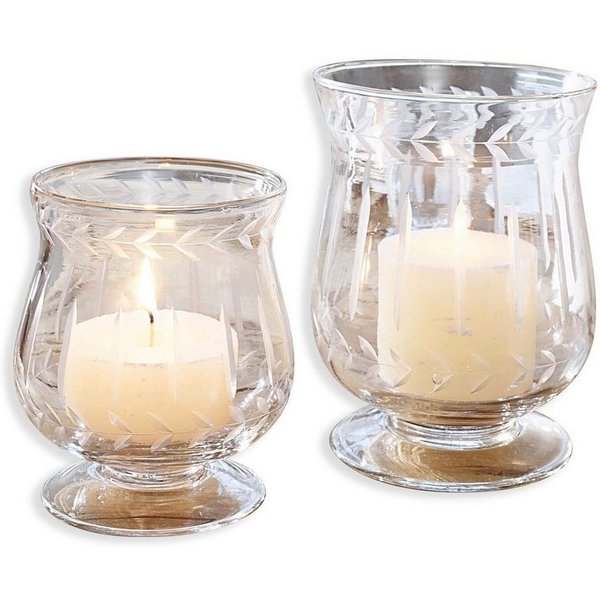 Mirabeau Windlicht Windlicht 2er Set Moon klar (2er Set, 2er Set), none