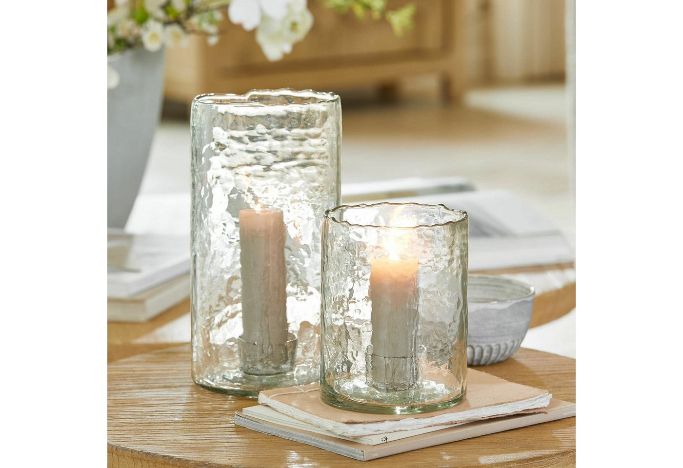 Mirabeau Windlicht Windlicht 2er Set Querlay klar (2er Set, 2er Set), none – Bild 3 von 4
