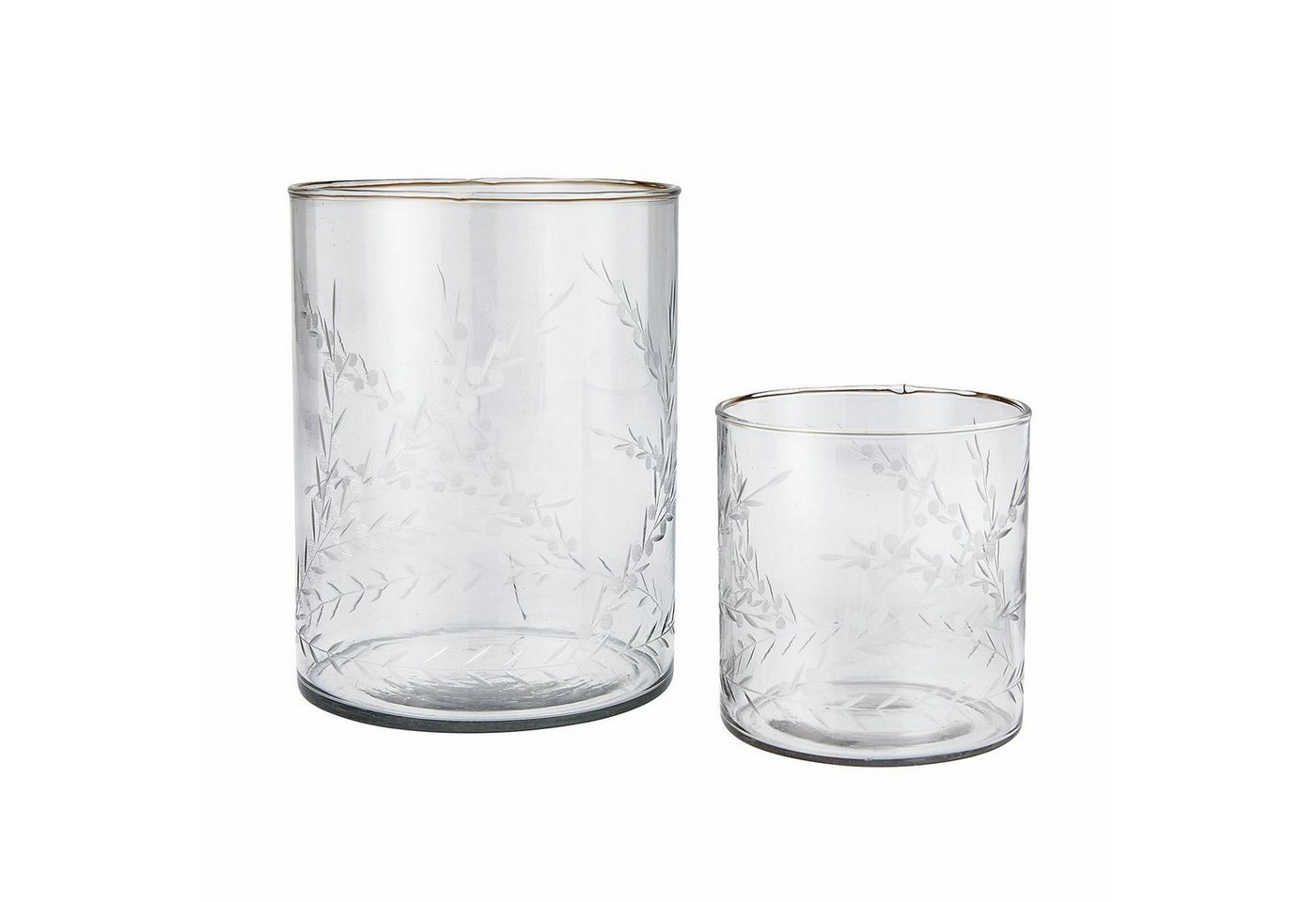Mirabeau Windlicht Windlicht 2er Set Temao klar (2er Set, 2er Set), none – Bild 2 von 5