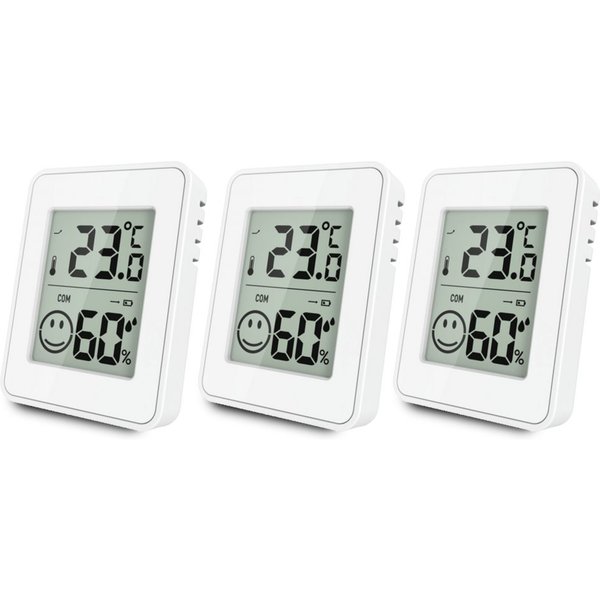 Miraval Klimamesser Digitales Thermometer Hygrometer, (Inklusive Akku), Messbereich 0–50 °C / 20–95 %