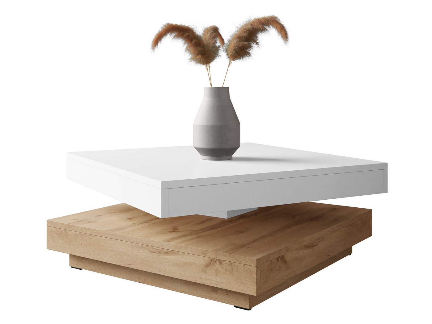MIRJAN24 Couchtisch Nenani, Obere Tischplatte 360° frei drehbar – Bild 5 von 5