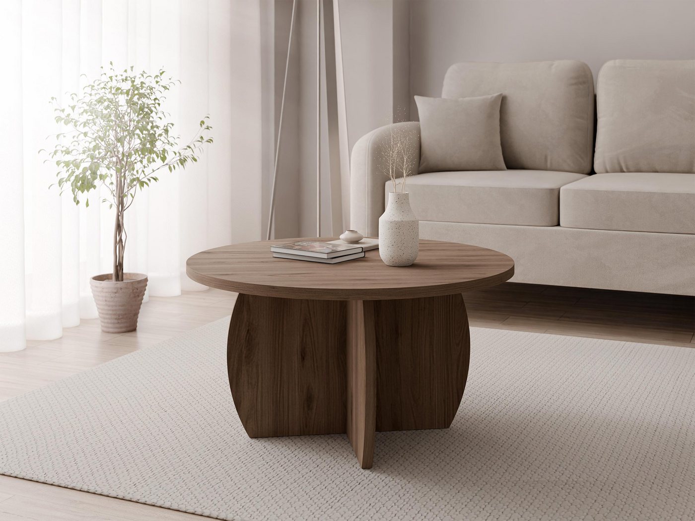 MIRJAN24 Couchtisch Tamisa, 74x74x40 cm – Bild 2 von 5