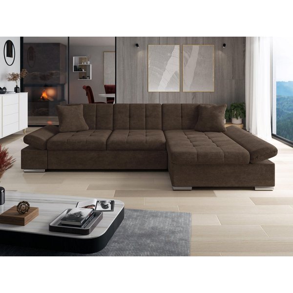 MIRJAN24 Ecksofa Montana, mit Regulierbare Armlehnen, L-Form