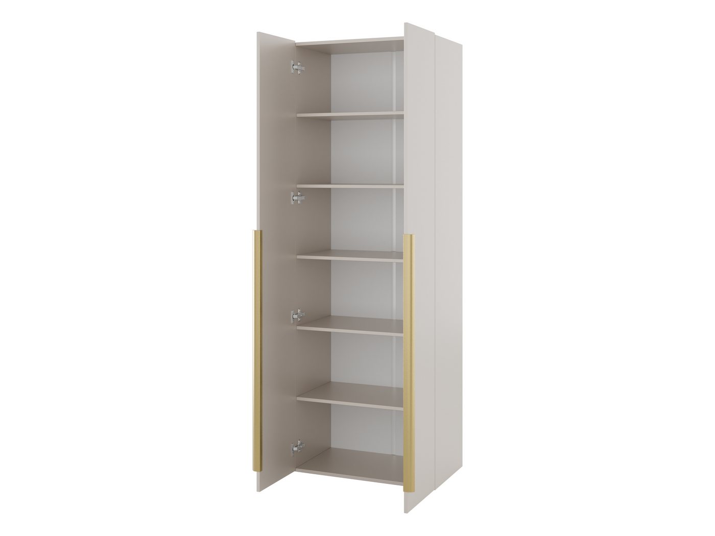 MIRJAN24 Garderoben-Set Kerkin I, (2er-Set, Kleiderschrank, Schuhschrank mit Kleiderhakenbrett), 7 Kleiderhaken für Kleidung, Gepolstertes Sitzpaneel – Bild 3 von 5