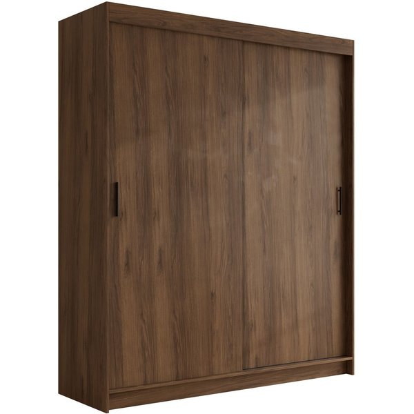 MIRJAN24 Kleiderschrank Infinity I 180 (mit zwei Schwebetüren) 180x58x200 cm, mit Kleiderstange