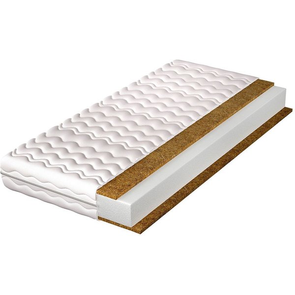 Komfortschaummatratze Kronos 15, MIRJAN24, 15 cm hoch, (Schaumstoffmatratze, Kokosmatratze), Beidseitig verwendbar, Schaumstoff PU 25