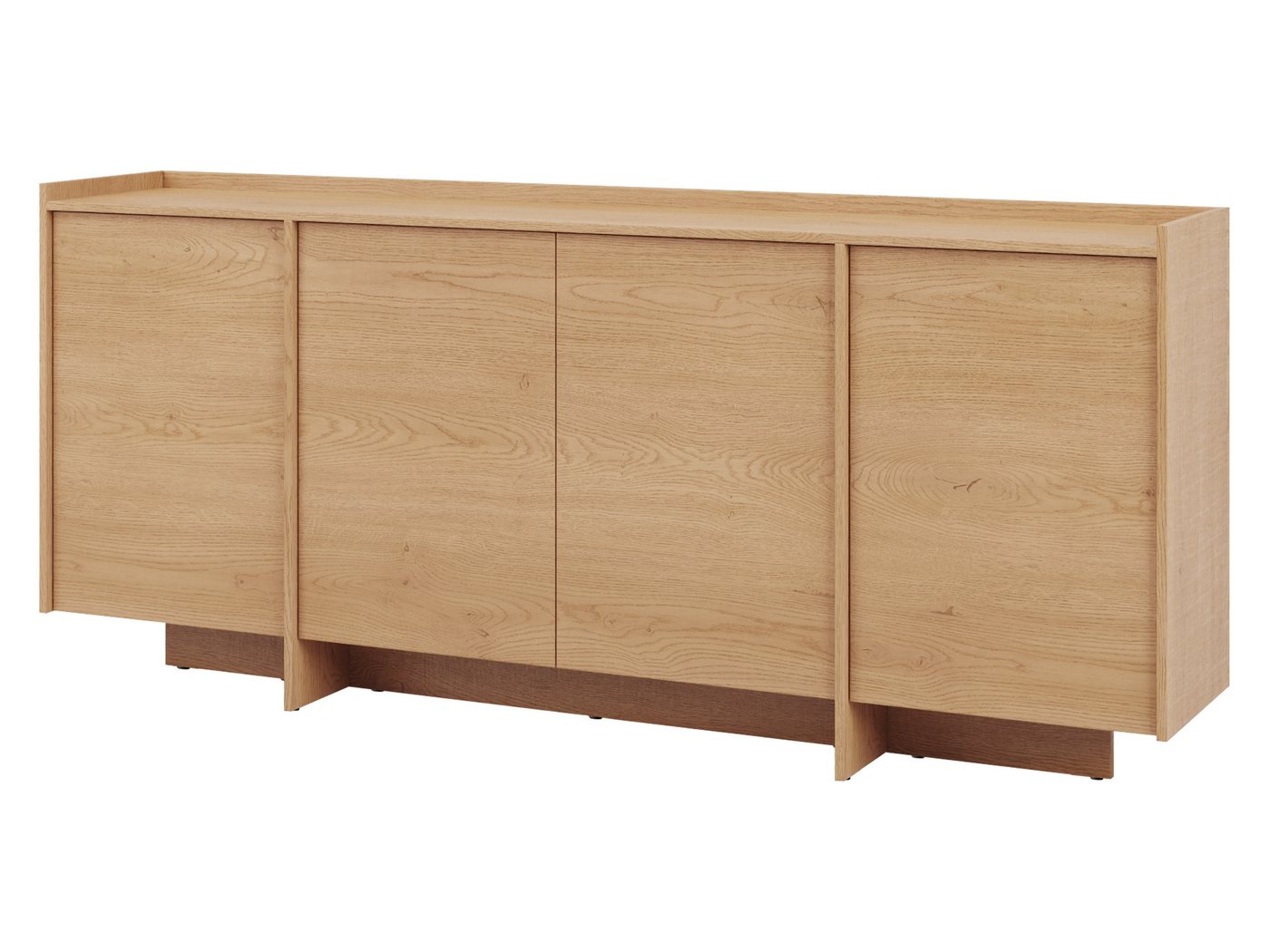 MIRJAN24 Kommode Japandi K4D (mit vier Drehtüren), 200x38x90 cm – Bild 3 von 5