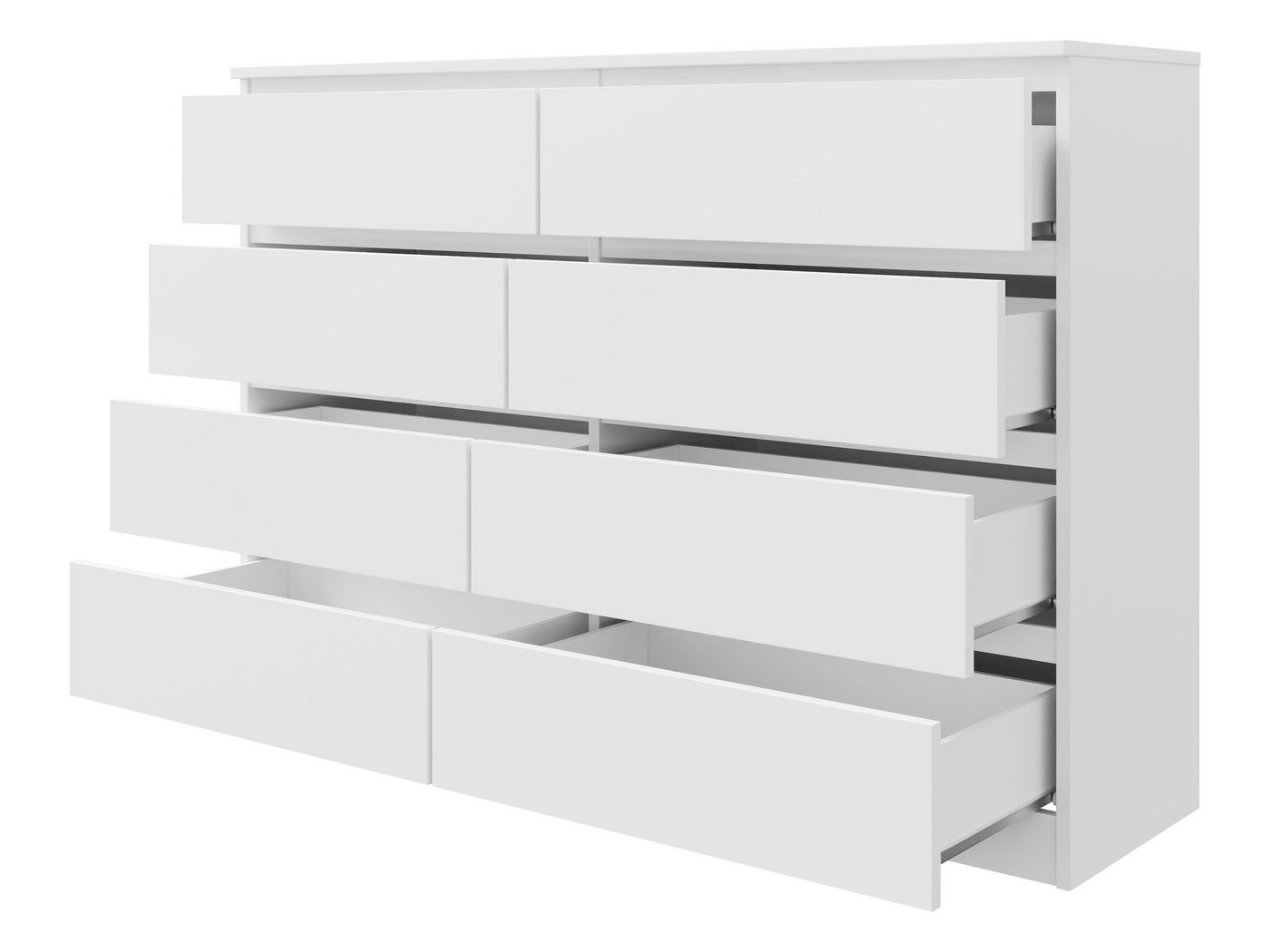 MIRJAN24 Kommode Malwa M8 (mit 8 Schubladen), grifflose Öffnungssystem, geräumiger Schubladen – Bild 3 von 5
