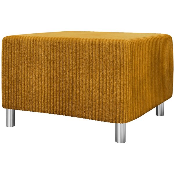 MIRJAN24 Polsterhocker Dover Cord, 65x56x42 cm