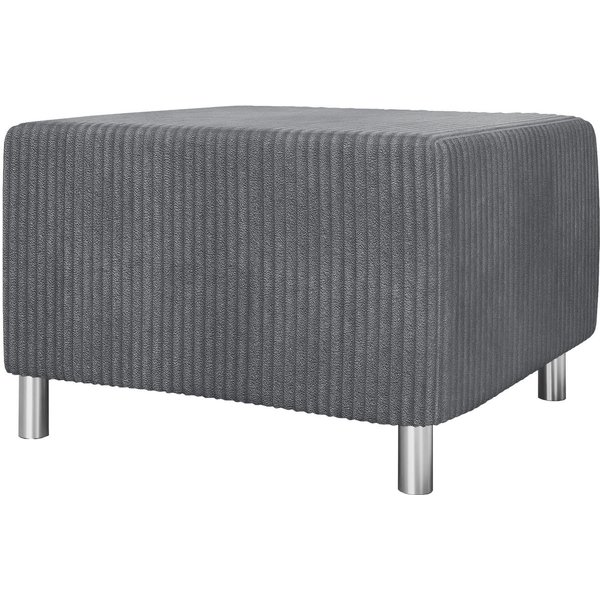 MIRJAN24 Polsterhocker Dover Cord, 65x56x42 cm