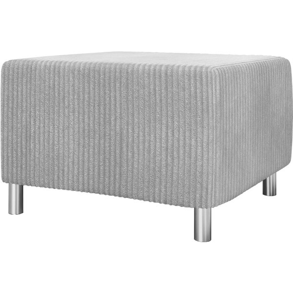 MIRJAN24 Polsterhocker Dover Cord, 65x56x42 cm