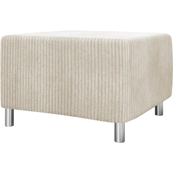 MIRJAN24 Polsterhocker Dover Cord, 65x56x42 cm