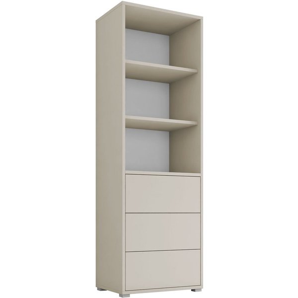 MIRJAN24 Regal Gesita R3SZ, mit 3 Schubladen, Griffloses Öffnungssystem