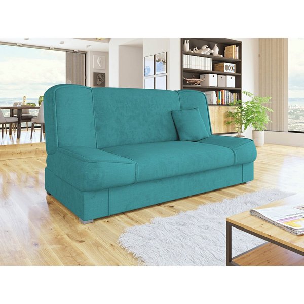 MIRJAN24 Schlafsofa Gabi, mit Bettkasten und Schlaffunktion, Wellenfeder, 175x80x80 cm