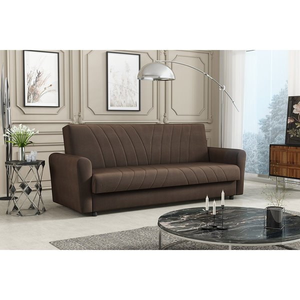 MIRJAN24 Schlafsofa Lea, mit Bettkasten und Schlaffunktion, Lounge Couch, Bettsofa