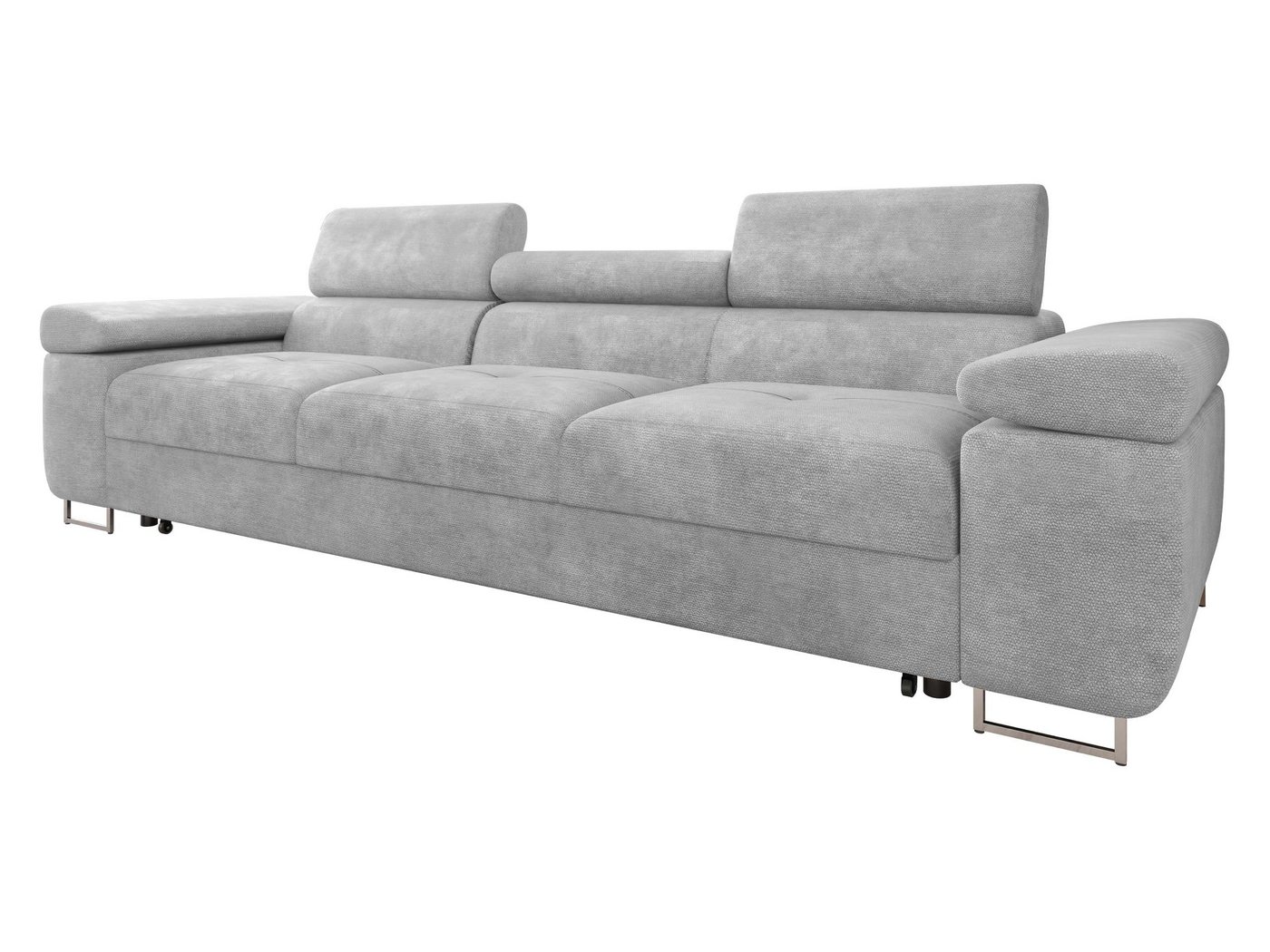 MIRJAN24 Schlafsofa Torezio 3 Bis, mit Schlaffunktion, Einstellbare Kopfstützen, 263x102x70-90 cm – Bild 2 von 5