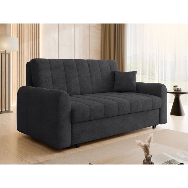 MIRJAN24 Schlafsofa Viva Moon IV, mit Bettkasten und Schlaffunktion, vier Sitzer, 188x98x85 cm, Wellenfeder