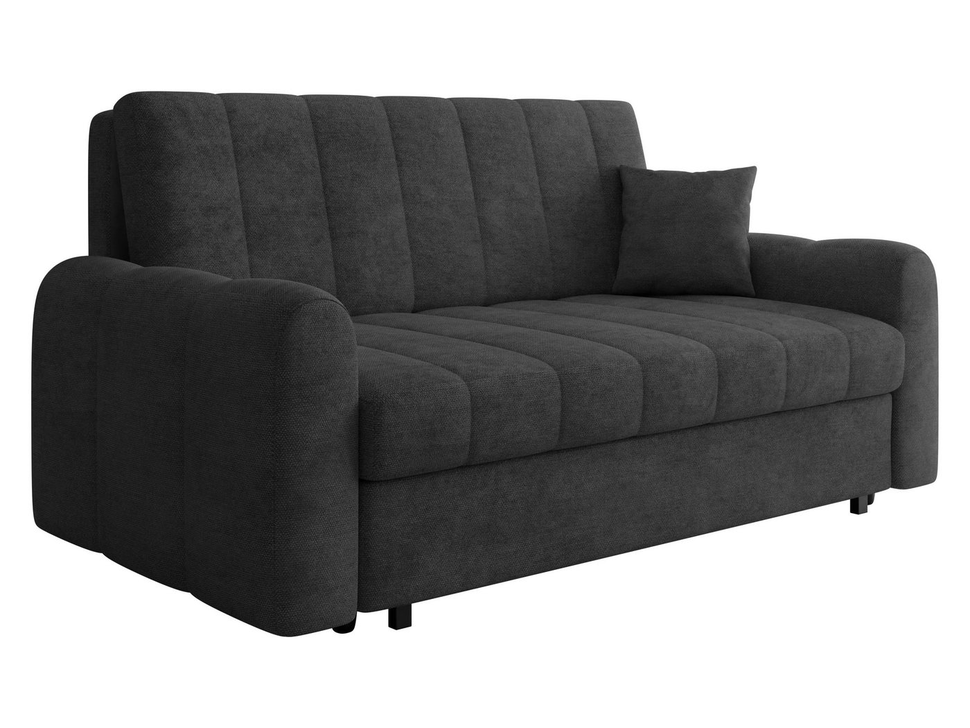MIRJAN24 Schlafsofa Viva Moon IV, mit Bettkasten und Schlaffunktion, vier Sitzer, 188x98x85 cm, Wellenfeder – Bild 2 von 5