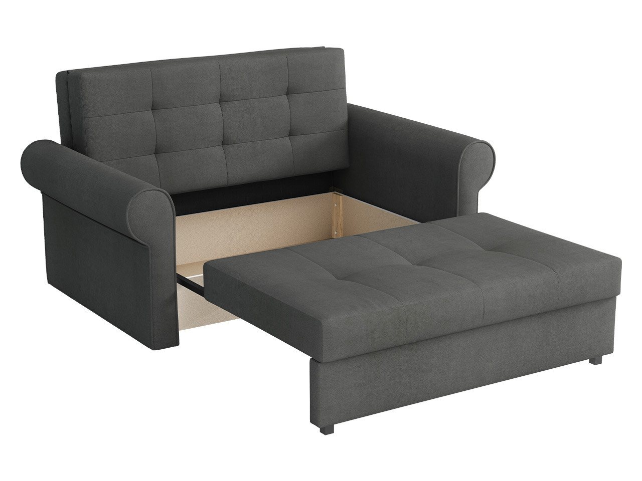 MIRJAN24 Schlafsofa Viva Silver II, 2 Sitzer Polstersofa mit Schlaffunktion – Bild 4 von 5