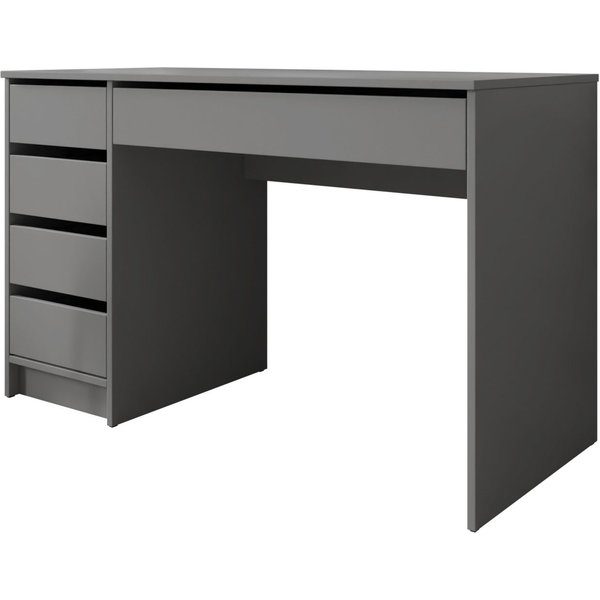 MIRJAN24 Schminktisch Ada (mit 5 Schubladen), Schreibtisch ist universell - Links / Rechts, Griffloses System