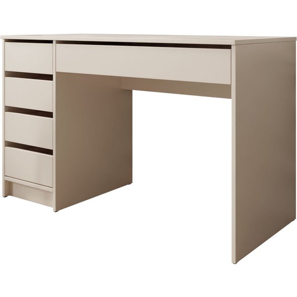 MIRJAN24 Schminktisch Ada (mit 5 Schubladen), Schreibtisch ist universell - Links / Rechts, Griffloses System