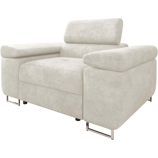 MIRJAN24 Sessel Torezio, Einstellbare Kopfstützen, 134x102x70-90 cm