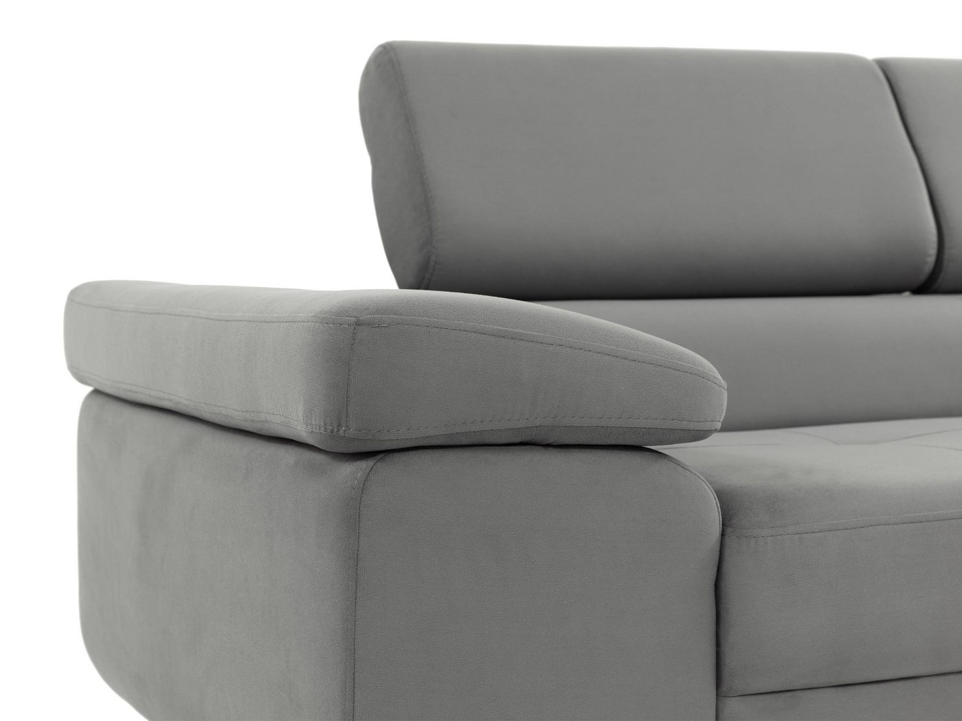 MIRJAN24 Sofa Torezio 2 Cord, Einstellbare Kopfstützen, 198x102x70-90 cm – Bild 4 von 5