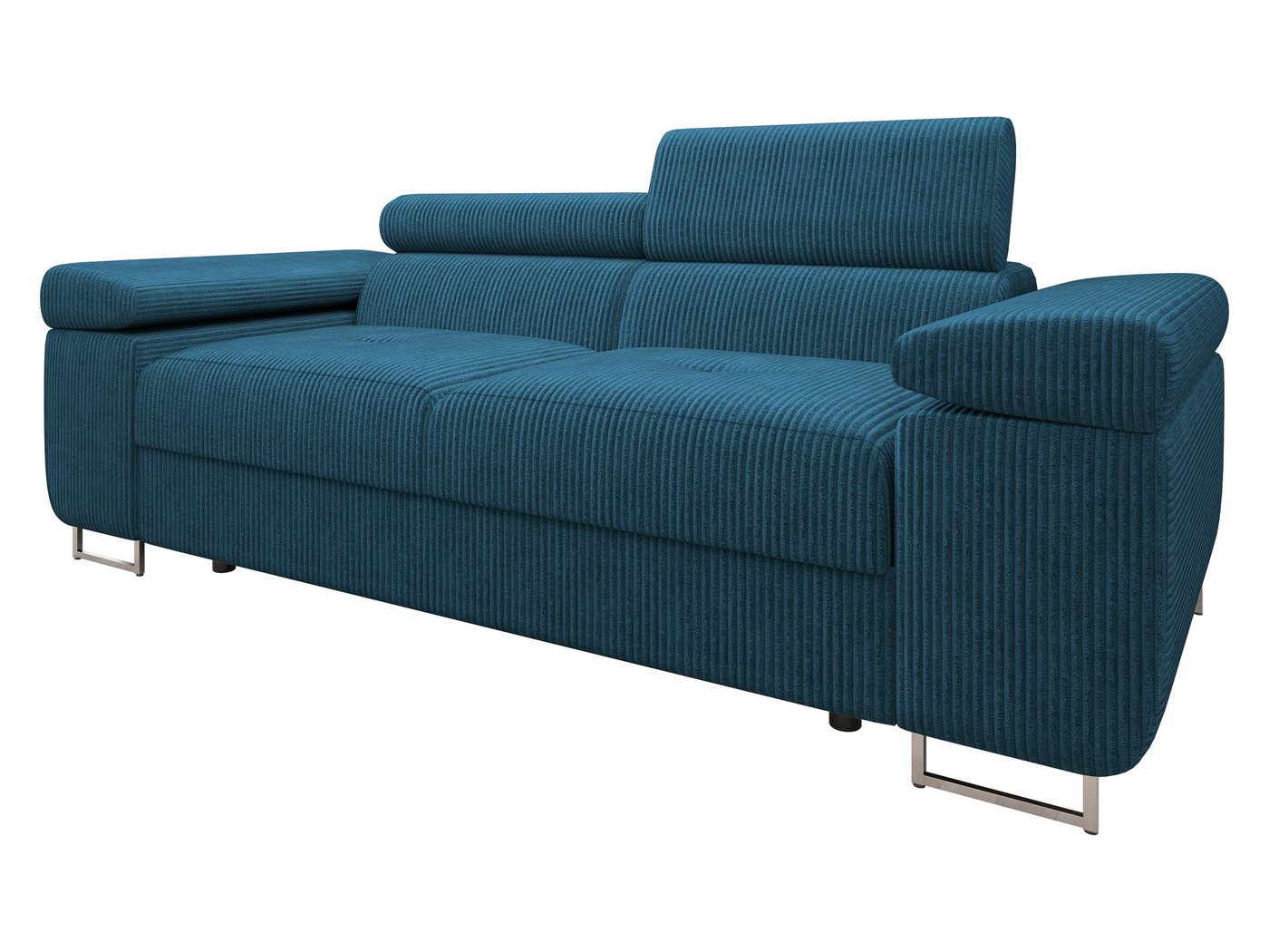 MIRJAN24 Sofa Torezio 2 Cord, Einstellbare Kopfstützen, 198x102x70-90 cm – Bild 2 von 5