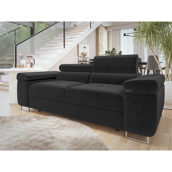 MIRJAN24 Sofa Torezio 2, Einstellbare Kopfstützen, 198x102x70-90 cm