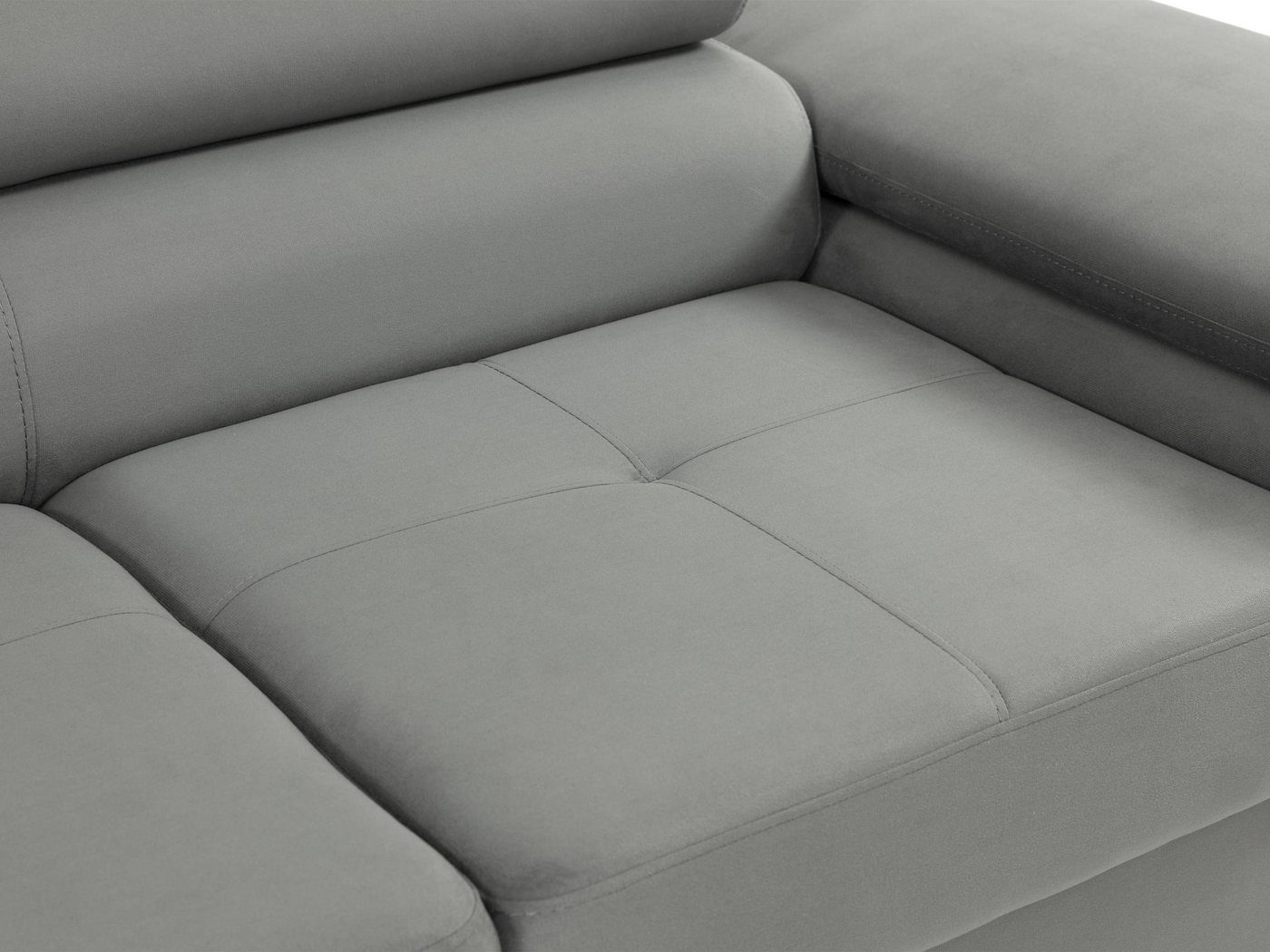 MIRJAN24 Sofa Torezio 3 Cord, Einstellbare Kopfstützen, 263x102x70-90 cm – Bild 5 von 5