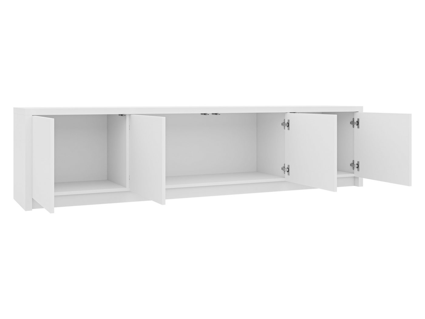 MIRJAN24 TV-Schrank Solid 4D (mit vier Drehtüren) Push to open, 198x40x51 cm – Bild 3 von 5