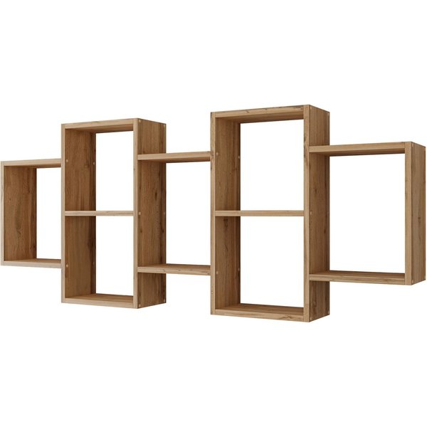 MIRJAN24 Wandregal Trio 001, 161x18x65 cm, Universell