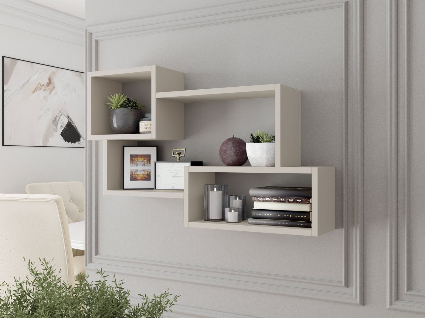 MIRJAN24 Wandregal Trio 005, 87x18x54 cm – Bild 3 von 5