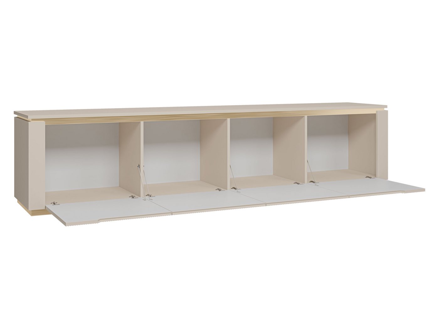 MIRJAN24 Wohnzimmer-Set Hilafin I, (3er-Set, 2x Kommode, TV-Lowboard), Fronten gefräst – Bild 5 von 5