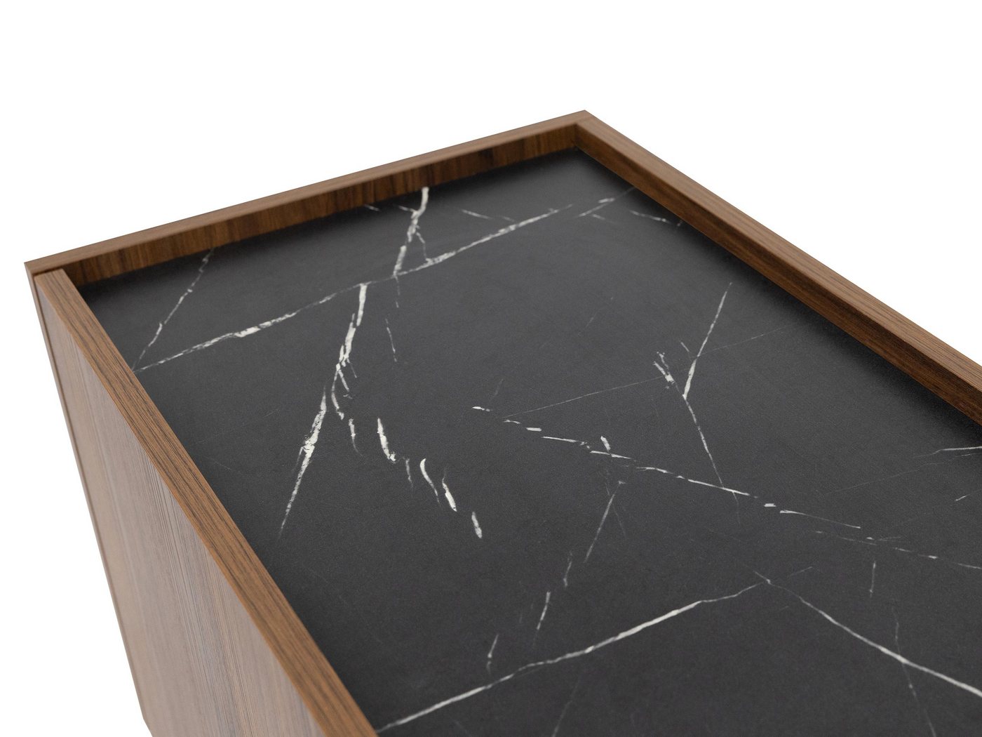 MIRJAN24 Wohnzimmer-Set Tewos I, (3er-Set, Kommode, TV-Lowboard, Couchtisch), Schwarze Metallfüße – Bild 5 von 5