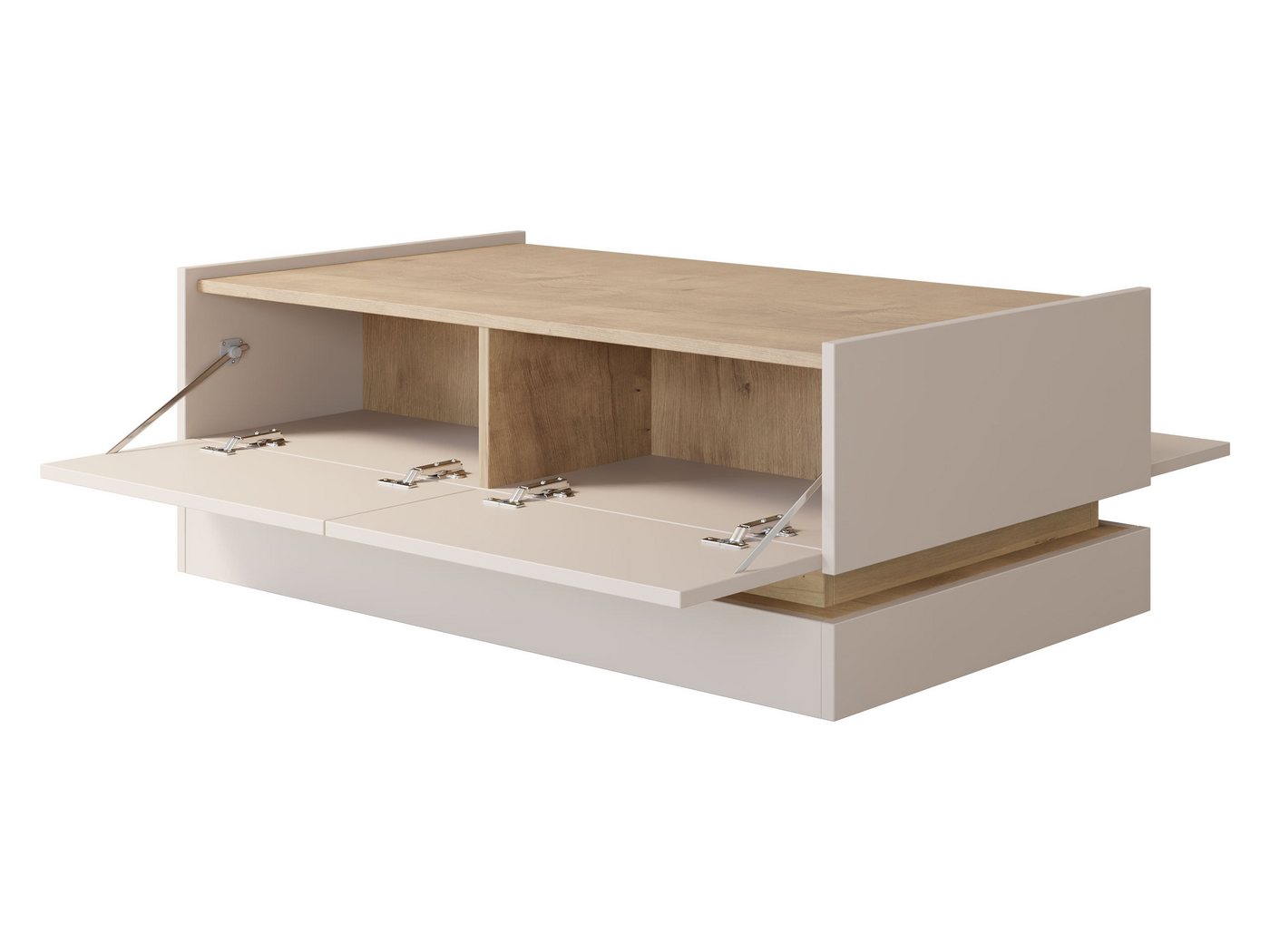 MIRJAN24 Wohnzimmer-Set Zarpant, (3er-Set, Kommode, Couchtisch, TV-Lowboard), Sockel + höhenverstellbare Füße – Bild 5 von 5