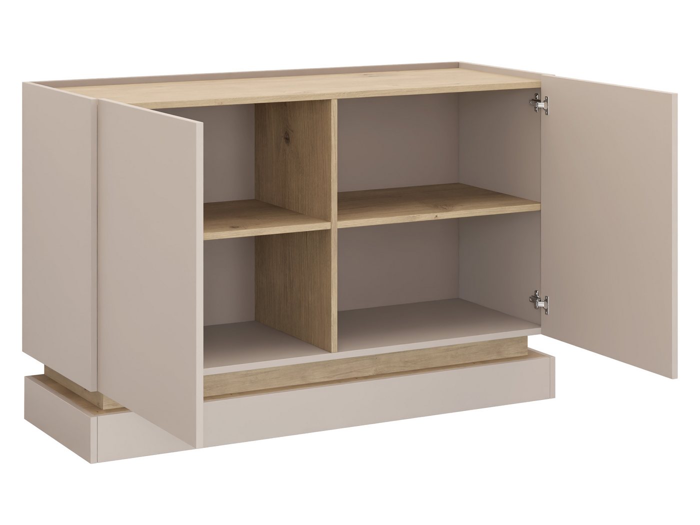 MIRJAN24 Wohnzimmer-Set Zarpant, (3er-Set, Kommode, Couchtisch, TV-Lowboard), Sockel + höhenverstellbare Füße – Bild 3 von 5