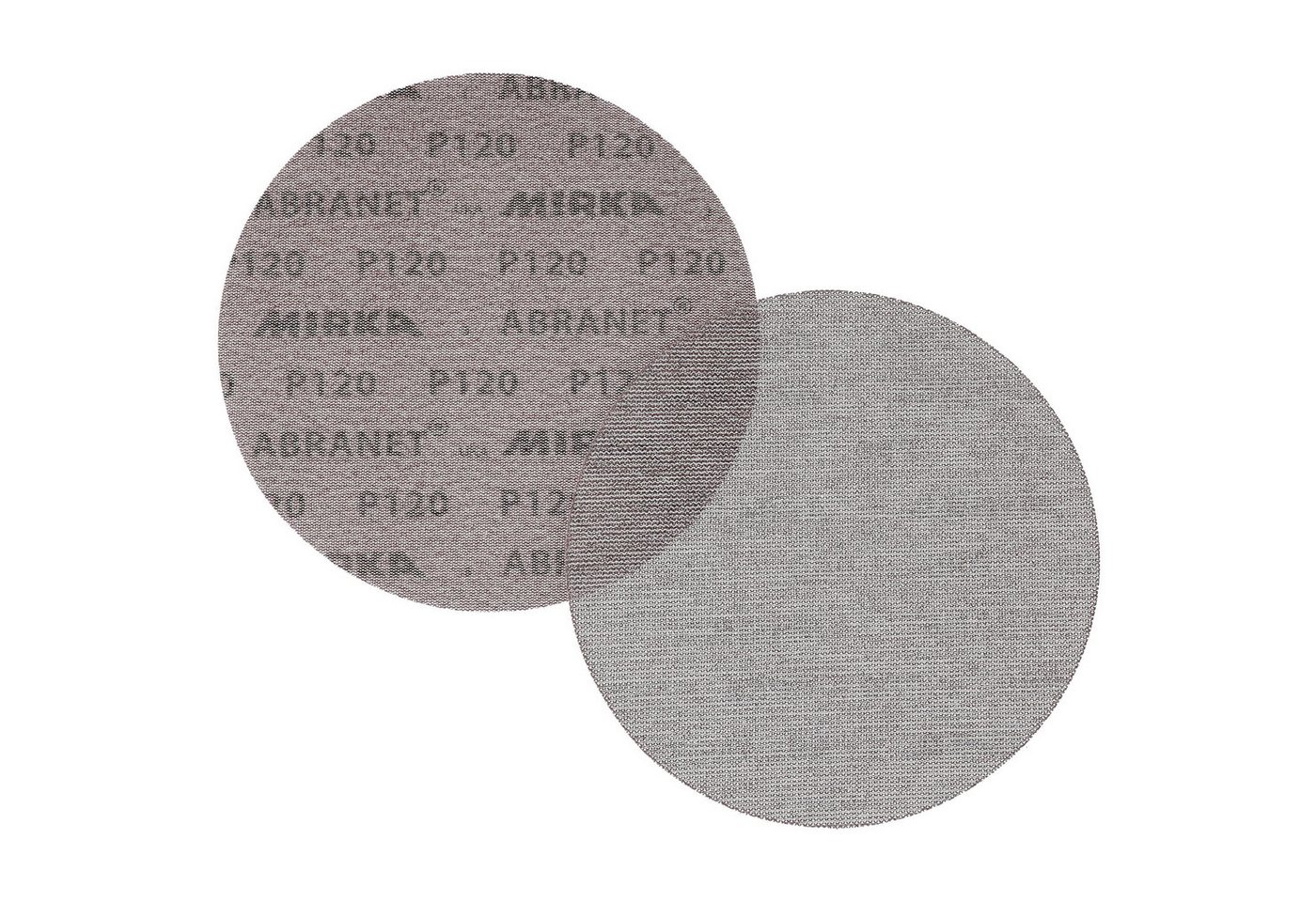 Mirka Schleifscheibe Abranet, (25 St), Korn P120, Ø 225 mm, Klett-Netz, staubarm, zusetzungsfrei, langlebig – Bild 5 von 5