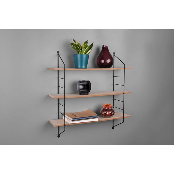MIRRORS AND MORE Ablageregal Clara, 1-tlg., Kombination aus Holz und Metall
