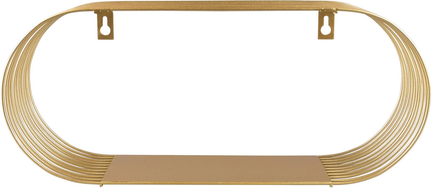 MIRRORS AND MORE Wandregal Joyce, Set 2-tlg., Mit Metallstreben, Wandmontage – Bild 5 von 5